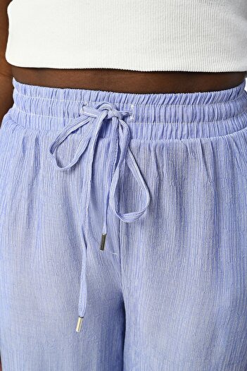 Orfeo Negro Femei - Pantaloni cu talie elastică cu dungi drepte