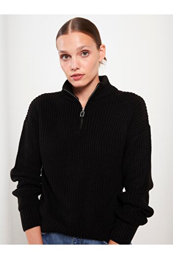 LC Waikiki Women's Knitwear Sweater - Half Turtleneck