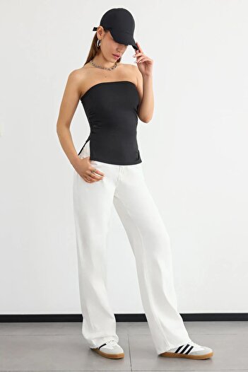 Hiccup Sleeveless Top with Side Slits