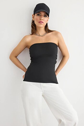 Hiccup Sleeveless Top with Side Slits