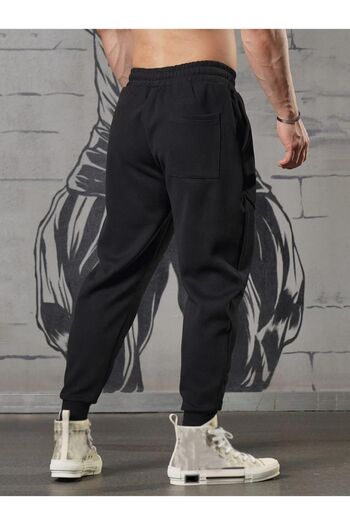 Altamira Men's Black Sweatpants - Piece Design