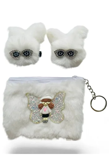 GALATA GIFT Color Matching Coin Purse, Keychain Wallet and Two Buckles Set for Girls