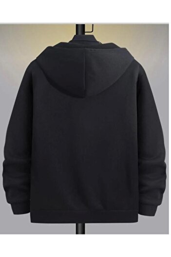 NO 601 Black Triangle Printed Unisex Zippered Jacket