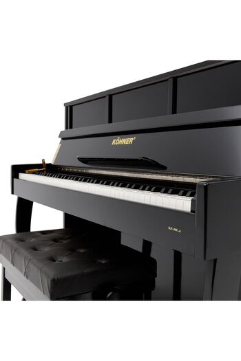 KÖHNER Slp-980 Bk Dijital Duvar Piyano (88 TUŞLU, TUŞ HASSASİYETİ, KAPAKLI) - Kulaklık Ve Tabure Hediyeli
