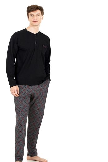 Pierre Cardin 6037 Men's Long Sleeve Pajamas Set
