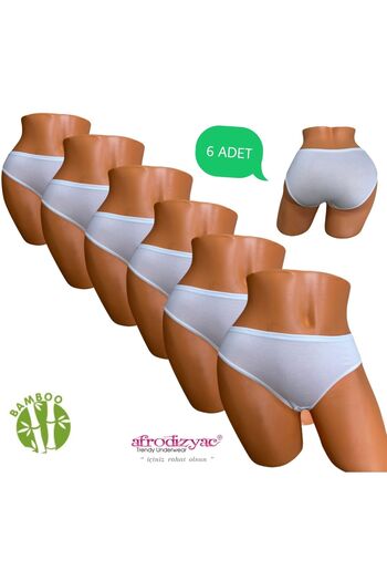 Afrodizyac Set of 6 Extra Soft and Flexible Bamboo Slips