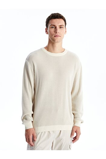 LC Waikiki Men's Knitwear Sweater - Crew Neck, Long Sleeve