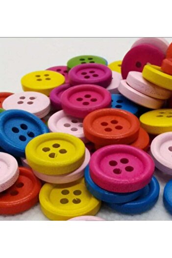 Beyna 4 Holes Board Color Mixed Knob - 1 Pack 10 Pieces