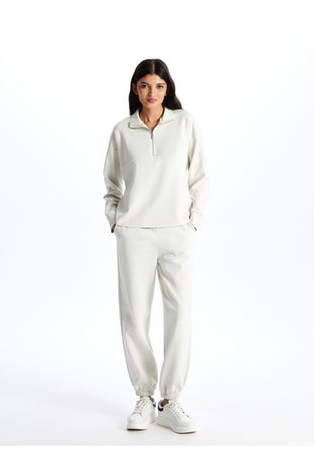 LC Waikiki Γυναικείο Jogger Sweatpants - Straight Cut με ελαστική μέση