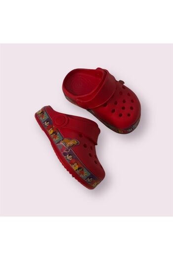 AkınalBella Red Light and Comfortable Comfort Sole Slippers Sandals for Baby Girl