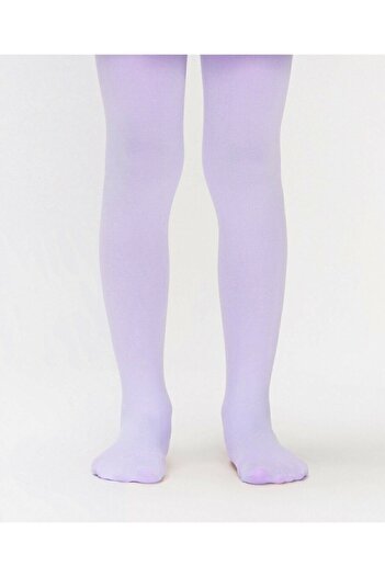 Daymod Girl's Micro 50 Lilac Plain Mousse Pantyhose