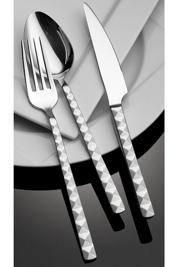 Hira 90 piece Fork Spoon Knife Set with box hira pyramid