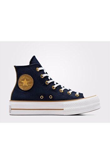 Converse Жіночі кросівки Chuck Taylor All Star Lift Platform в ялинкову смужку