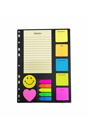 Masis A4 Size 9 Piece Adhesive Note Holder Set