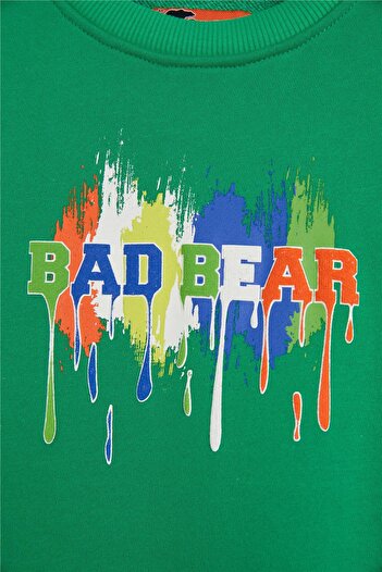 Bad Bear Erkek Çocuk Sweatshirt Yeşil 24.06.12.005