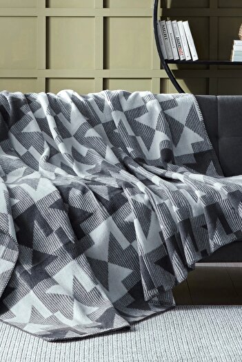Doqu Home Origami Double Blanket (Grey)