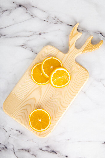 DNS HOME Wooden Deer Cutting Board Presentation Serving Board