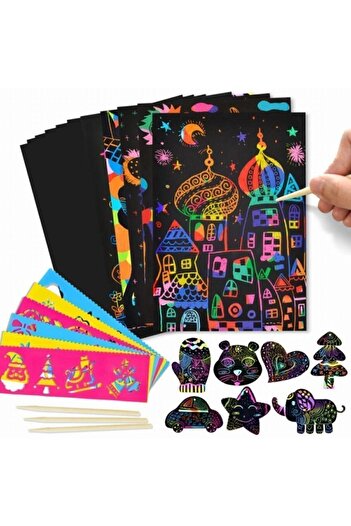 Südor قوس قزح أسود سحري، ورق 10x14 852RSERI