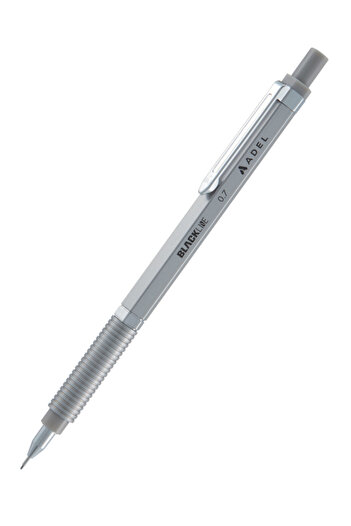 Adel BLAKCLINE 0.7 MECHANICAL NIB PEN - METALLIC GRAY