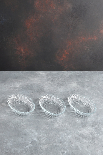 Paşabahçe PAŞABAHÇE AURORA OVAL PLATE MINI 3-PACK