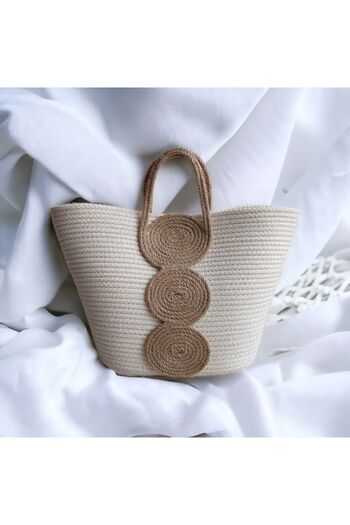 HandmadeSNM Bohemian Straw Handbag - 100% Handmade