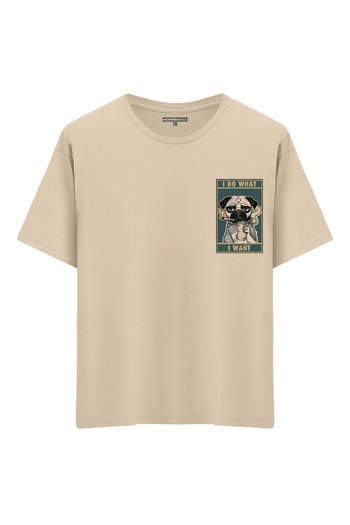 Mounte Bianca Unisex I Want - Μπλουζάκι Oversize