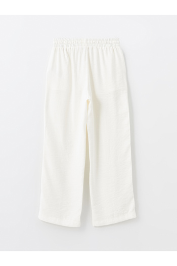 LC Waikiki Women's - Straight Trousers with Elastic Waist