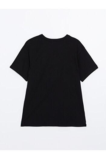 LC Waikiki Γυναικείο T-Shirt με στάμπα με λαιμόκοψη