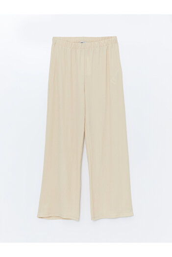 LC Waikiki Wide Leg and Elastic Waist Women's Trousers