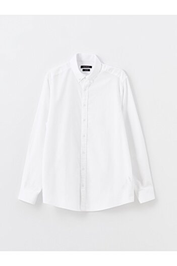 LC Waikiki Ανδρικό πουκάμισο - Slim Fit, Μακρυμάνικο, Dobby