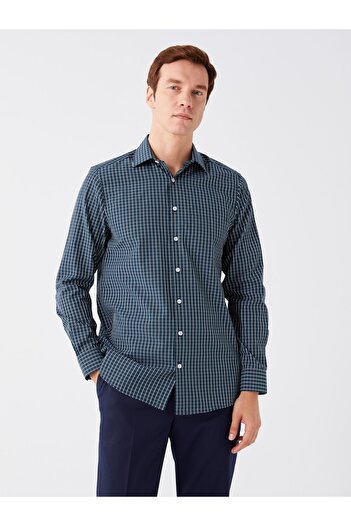 LC Waikiki Plaid Patterned Regular Fit Men's Shirt - Long Sleeve