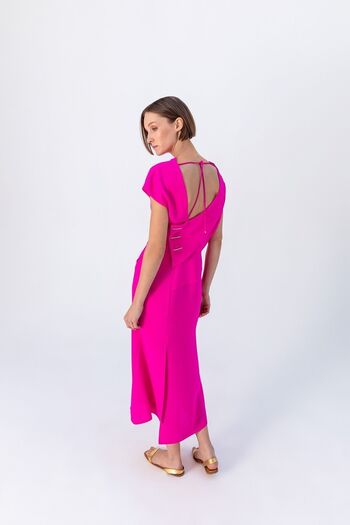 KAMEYA Midi Dress with Back Detail