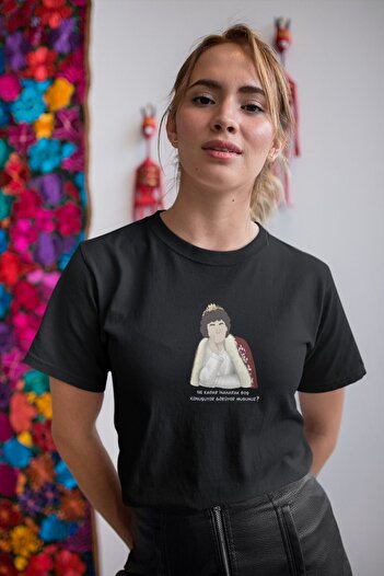 SM Satranç Medya Unisex T-Shirt with Series Print - How Much Believe You Speak Empty