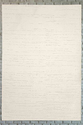 Lorente Home Mia Viscose Woven - Non-Slip Based Washable Cream Entrance Rug 1410