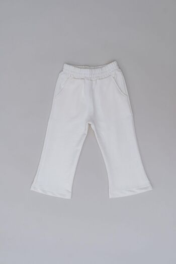 C&City Girl's Spanish Leg Sweatpants 761 Ecru