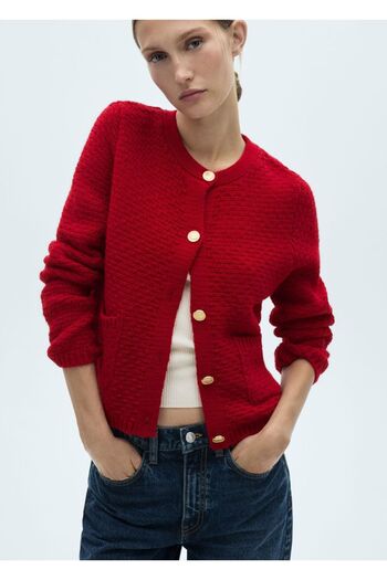 MANGO Woman Knit Jacket --
