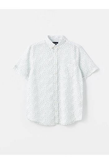 LC Waikiki Men's Shirt - Standard Fit, Short Sleeve