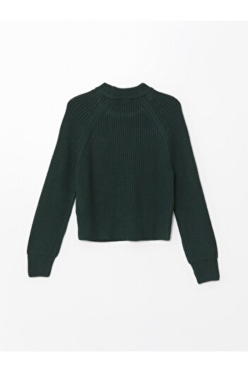 LC Waikiki Women's Knitwear Sweater - Crew Neck, Solid, Long Sleeve
