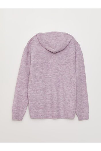 LC Waikiki Girl - Hooded Basic Knitwear Sweater