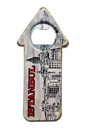 GALATA GIFT Istanbul Themed Arrow Shaped Bottle Opener Magnet - Soda, Gazoz and Refrigerator