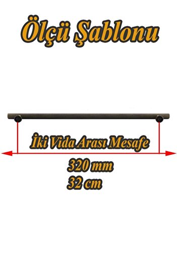 Badem10 Doruk (PREMIUM) 320 mm Mobilier din metal galben antic, sertar de bucătărie, dulap, mâner