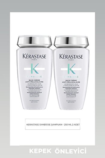 Kerastase Symbiose 250 ml 2 Pieces Anti-Dandruff Moisturizing Cellular Shampoo