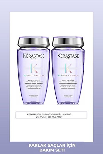 Kerastase Absolu Bain Lumiere Shine Shampoo - 250 ml 2 Pieces