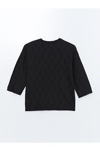 LC Waikiki Γυναικείο T-Shirt με ανάγλυφη λαιμόκοψη