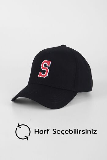 Kapin Kişiye Özel Harfli Nakışlı Harf Seçilebilir Cap Şapka