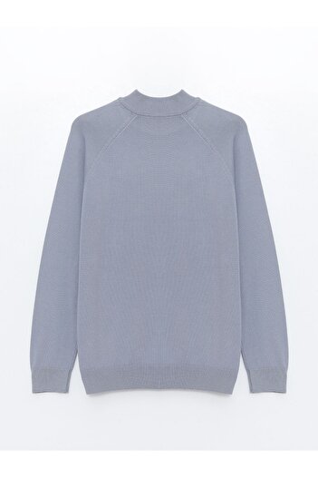 LC Waikiki Half Turtleneck Long Sleeve Men's Knitwear Sweater - W40191Z8