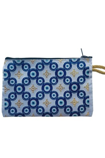 GALATA GIFT Portofel de damă de mărime medie - elegant, cu fermoar, căptușit, portofel pentru monede cu model Kilim 15x10
