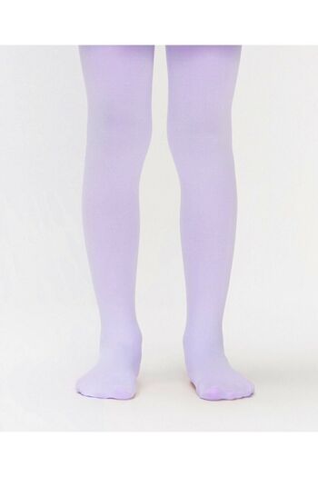 Dore Girl's Lilac Micro 50 Plain Mousse Pantyhose