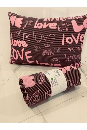 uykulife home collection Uykulife Love - Single Elastic Sheet Set