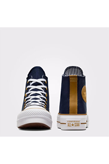 Converse Жіночі кросівки Chuck Taylor All Star Lift Platform в ялинкову смужку